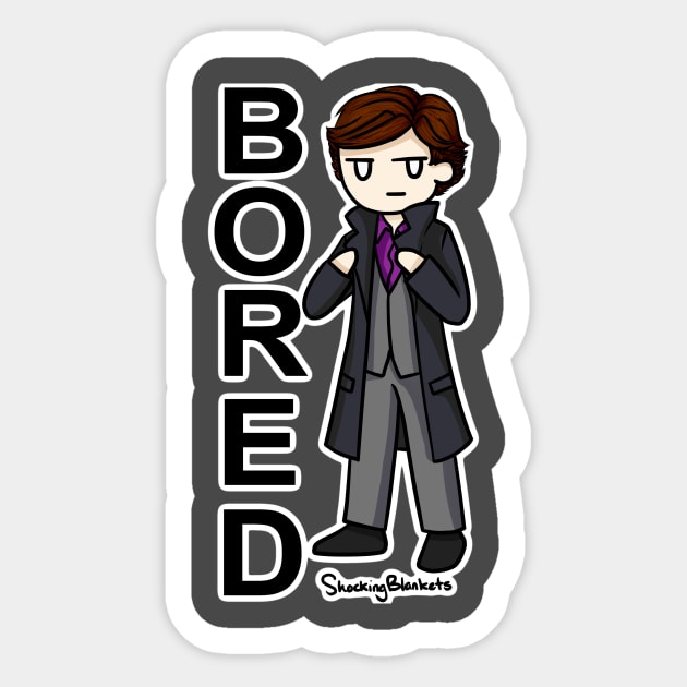 Bored Sticker by AshAroha